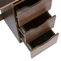 Meubles de bureau classiques de luxe Bureau d'ordinateur en bois Bureau d'étude pour enfants Petit bureau moderne avec tiroir et étagère