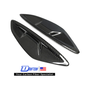 Moldura de Ventilación Lateral de Guardabarros de Fibra de Carbono Seca Estilo OEM para BMW Serie 8 G14 G15 G16 2018-2025 - Product Image 1