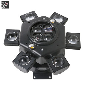 Équipement DJ Led 150W Six Bras <span class=keywords><strong>Cyclone</strong></span> Abeille <span class=keywords><strong>Oeil</strong></span> 3in1 Faisceau Strobe Laser Tête Mobile Discothèque Lumières - Product Image 1