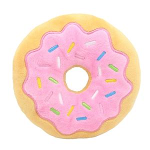Niedliches, Umweltfreundliches Baumwoll-Hundespielzeug, Robustes Quietschendes Donut-Haustier-Kauspielzeug zum Spielen, Kommt im PP-Beutel - Product Image 5
