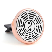 Clip désodorisant pour voiture, clip pour grille d'aération, clip diffuseur de parfum, clip parfumé, diffuseur de fragrance - Conception détachable
