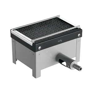 High quality 2 in 1 ceramic plate gas heater Portable Infrared camping mini Oven Ceramic Natural gas BBQ grill