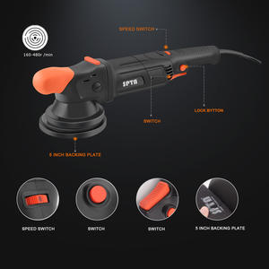<span class=keywords><strong>Polisseuse</strong></span> orbitale double action <span class=keywords><strong>SPTA</strong></span> CP503 1100W 5 pouces 8mm pour le polissage et le cirage automobile - Product Image 4