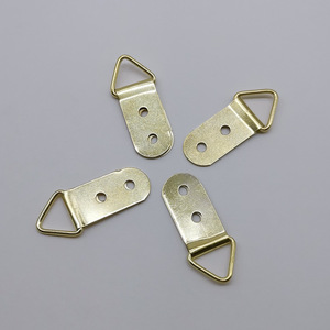 Eye Slip <b>Hook</b> Golden Hanging Iron Plated For Photo Frame And Cross Stitch Framing <b>Hooks</b> - Product Image 2