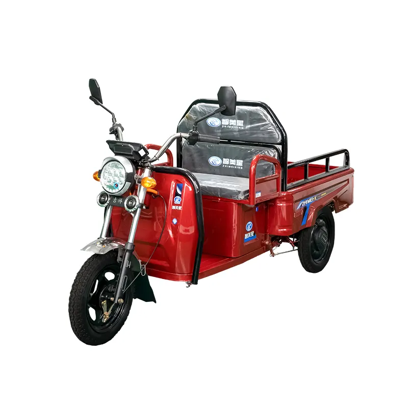 Haute qualité ZMX Fengping travailleur électrique Cargo Tricycle meilleure vente à la mode adulte moteur route batterie Tricycle en gros