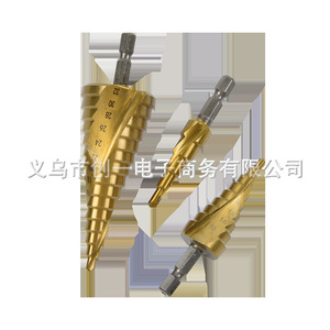 ZHCY <b>Step</b> <b>Drill</b> Bit Set 3-Piece Metric TiCN Coated High-Speed Steel Hex Shank For Steel Metal Drilling - Product Image 2