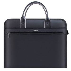 Maletín Ejecutivo de Lujo Personalizado para Portátil de 15.6 Pulgadas para Hombre, Bolsos de Negocios para Conferencias con Cierre para Organizar Documentos - Product Image 1