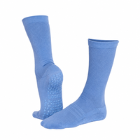 Chaussettes de yoga confortables à grip antidérapant, tricot chevron, pour Pilates, Barre et Studio, avec grip en silicone, logo personnalisé, OEM ODM