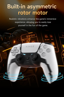 Manette de jeu AJAZZ GP100 PS avec joystick à effet Hall, double mode, détection de mouvement 6 axes pour PS4, PC, jeux FPS et de course