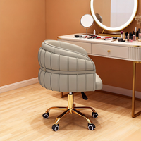 Chaise de bureau électrique en cuir moderne de luxe léger, ergonomique, dossier ouvert, utilisation à domicile, confortable pour une longue séance assise