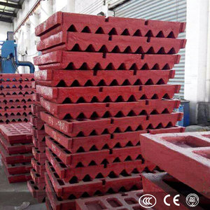 อะไหล่เครื่องบดเหล็กแมงกานีสสูง LT120 C120 แผ่นกราม MM0585542 MM0588174 ประเภทการผลิตแบบหล่อ - Product Image 6