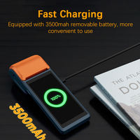 Nouveautés Terminal de paiement Android WIFI NFC Caisse enregistreuse mobile portable TPV Système de point de vente avec imprimante