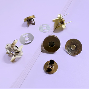 Cloxy bricolage sac accessoires de vêtement 10/14/18mm attaches de sac magnétique bouton pression rond pour sac de vêtements bouton magnétique - Product Image 4