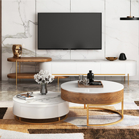 Offre Spéciale Salon Top Fin Moderne Décoratif Ascenseur Table à Thé Blanc En Bois De Levage Up Table Basse