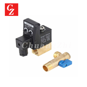 真鍮電気電子排水バルブ、水用タイマー付き、220v、110v、24v、16bar、1/2インチ - Product Image 5
