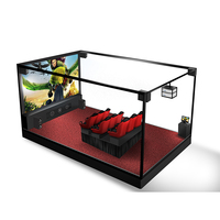 Console de jeu de borne d'arcade de jeux de course 9d vr, réalité virtuelle colorée
