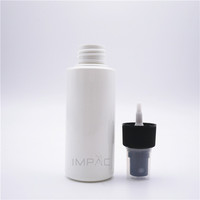 Flacon pulvérisateur de brume corporelle déodorante rond opaque vide de 100 ml en plastique, vente en gros