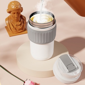 Double Wall Stainless Steel Tumbler Cups 500ml Reusable Outdoor Travel Coffee Mug with for Straw Lid Vacuum Insulated - Product Image 6