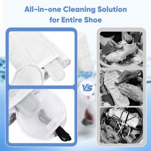 Bolsa para Lavar Zapatos CF con 2 Bolsillos, para el Hogar, Dormitorio, Viajes, para Lavar Cordones, Plantillas, Calcetines, Bolsa Multiusos para Lavadora y Secadora - Product Image 2