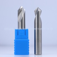 Ming Taishun Fraise à aléseuse CNC en aluminium 55 degrés, à point fixe, en carbure de tungstène monobloc, queue de 4 mm