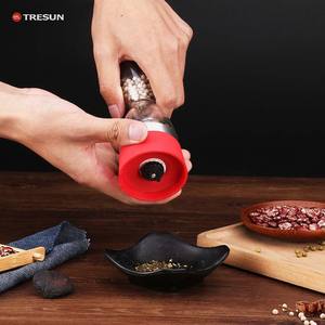 Moulin à poivre en forme de sablier 2 en 1, double tête, moulin à sel de mer et à poivre en poudre, meilleur shaker à épices, moulin à assaisonnement - Product Image 3