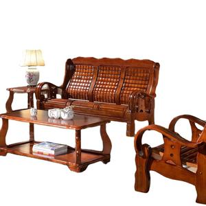 Serie de Muebles de Sala de Estar de Estilo Clásico Tradicional, Nueva Colección 2022 en Oferta, con Tres Sillones y Mesa de Centro - Product Image 1