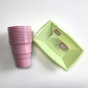 Assiettes à dîner carrées jetables réutilisables, bol en plastique PS <span class=keywords><strong>personnalisable</strong></span> bon marché - Product Image 1