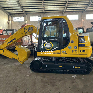 Miniexcavadora usada original KOMATSU PC60 para trabajos de movimiento de tierras, miniexcavadora de cadenas KOMATSU PC60 PC70 PC78 en la fábrica SHIWEN - Product Image 4
