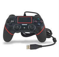 Manette de jeu filaire USB pour PS4 et PC, contrôleur de jeu avec détection de mouvement et vibration