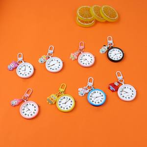 Nuevo Reloj de Bolsillo Pequeño de Cuarzo con Diseño de Dibujos Animados, de Alta Calidad, para Estudiantes, con Caja de Plástico, para Hombres y Mujeres de Primaria y Secundaria - Product Image 1