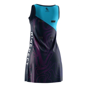 Fashion Sublimation Training Team Bodybuilding Paste Number Plate Wholesale Tennis <b>Skirts</b> <b>Skirt</b> Pattern Netball Dress - Product Image 4