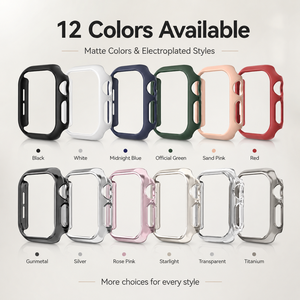 Coque de protection en PC anti-rayures, antichoc, design creux, installation facile, compatible avec <span class=keywords><strong>Apple</strong></span> <span class=keywords><strong>Watch</strong></span> S10 S11, modèle CS003 - Product Image 3