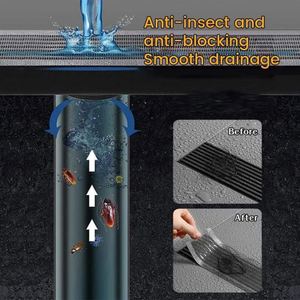 Autocollants anti-colmatage pour drain de sol, adhésifs, jetables, pour cheveux et moustiques, en rouleau, vente en gros - Product Image 6