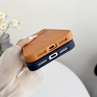 Nouvelle Coque Tendance 2026 Orange Translucide pour iPhone 17 Pro Max 18 Pro – Étui Anti-Glisse avec Bumper – Fundas Para Celulares