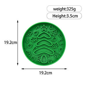 Hot selling food grade silicone dog <b>slow</b> <b>feeder</b> <b>bowl</b> with suction cup licking pad pet licking pad - Product Image 2