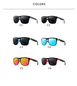 Luxury Sports Sunglasses for <strong>Men</strong> Custom Logo Designer Square Sun <strong>Glasses</strong> 2025 <strong>Clear</strong> Blue Yellow Orange Polarized Frames - Product Image 5