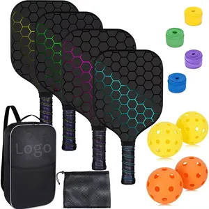 Raw Toray T700 Carbon Fiber Pickleball Paddle With 16mm Polypropylene Honeycomb Core Thermoforming Sealing Edge Unibody Construt