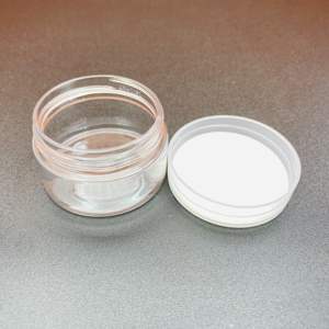 Pots en plastique ronds PET de 25 ml avec couvercle à vis transparent, étanches, pour crème et savon liquide, pour soins personnels - Product Image 2