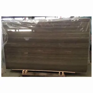 BOTON STONE Natural Stone Wholesale Price Polished Coffee Wood Grain Brown Marble Slab