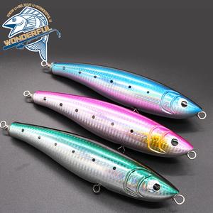 Venta <span class=keywords><strong>al</strong></span> por mayor 175mm 70g duro realista agua salada pesado surfista gran <span class=keywords><strong>juego</strong></span> fundición larga curricán madera lápiz señuelo - Product Image 4