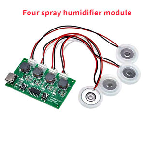 Placa de control USB para humidificador DIY de cuatro pulverizadores, placas de circuito integrado para atomizador ultrasónico, placa de accionamiento ultrasónico de cuatro vías para humidificador - Product Image 3