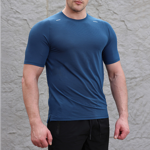 Gym Jogging Sports Shirts O-neck Breathable Quick-dry Workout Jersey Slim Fit Compression Men Running T-Shirts