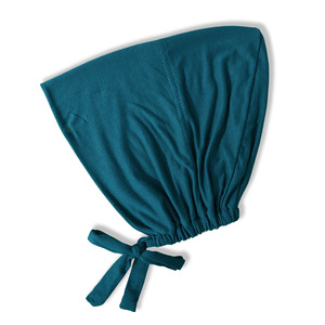 ฮิญาบสำหรับผู้หญิงฮิญาบแบบอิสลามระบายอากาศได้ผ้าคอตตอนยืดหยุ่นใต้ผ้าพันคอ - Product Image 6