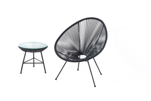 Vente en gros de meubles en rotin inclinable durable Chapelet <span class=keywords><strong>Acapulco</strong></span> <span class=keywords><strong>Chaise</strong></span> en osier <span class=keywords><strong>Chaise</strong></span> en rotin Papasan - Product Image 2