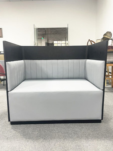 <span class=keywords><strong>Banc</strong></span> de salle à manger de restaurant moderne en bois personnalisé avec table, design <span class=keywords><strong>demi</strong></span>-<span class=keywords><strong>cercle</strong></span> pour restaurant et boutique - Product Image 4