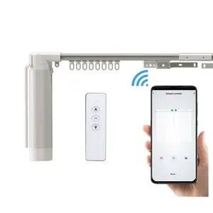 Hochleistungs-Silent-Elektro-Vorhangs chienen Drahtlose Fernbedienung Wand schalter Motorisierter Vorhang App Control Vorhang motor