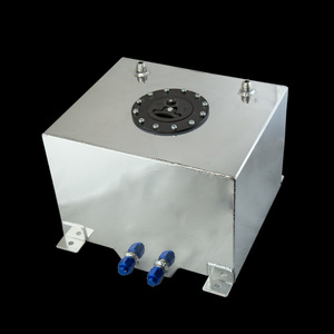 Universal Aluminum <b>Polished</b> Fuel Tank 30L Portable For <b>Car</b> Modification Retrofit Upgrade - Product Image 2