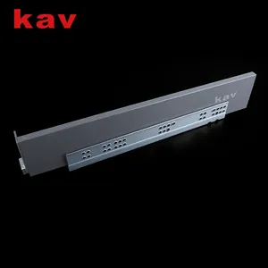 KAV Küchen system Schrank Servo antrieb Schlank Transparent Milchglas Soft Close Doppel wand Schubladen führung