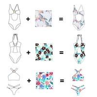 Maillot de bain personnalisé, bikini sexy, vêtements de bain pour femmes, vêtements de plage décontractés pour femmes