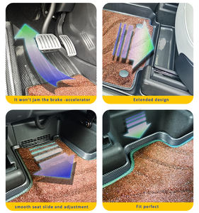 Tapis de sol de voiture 3D personnalisés, faciles à nettoyer, jolis tapis de sol noirs, accessoires de tapis de coffre pour <span class=keywords><strong>Ford</strong></span> TERRITORY 2023 2024 2025 - Product Image 4